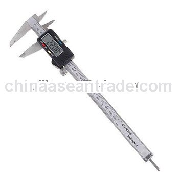 8" Inch/200mm Stainless Steel Electronic LCD Digital Vernier Caliper Micrometer