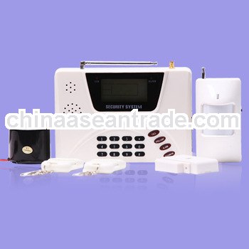99 zone LCD pstn gsm remote control home alarm system,electronic alarm system