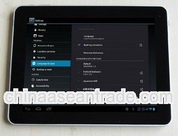 9.7'' 16GB ROM Tablet PC Dual Camera
