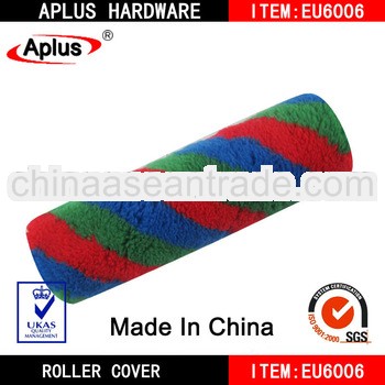 9" colorfull paint roller cover for zinc frame