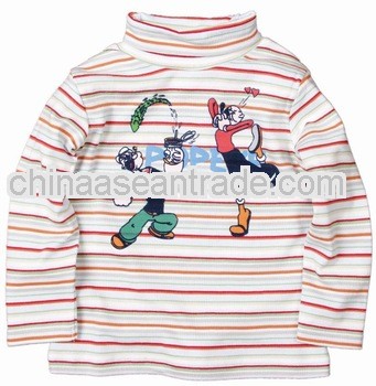 A3096#BGC Boy clothes popeye stripe t shirt