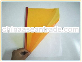 A4 transparent coloured plastic sheets&pvc binding cover for blister packing with iso