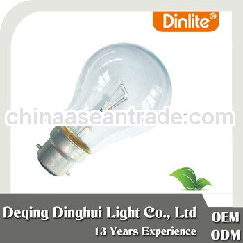 A55 127V clear pin type bulb