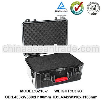 ABS plastic carrying case with foam