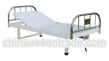 A-38 Flat bed with suspended stainless steel headboard/ hospital bed/medical bed for patients