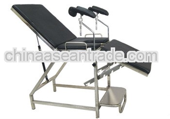A-56 Stainless steel obstetric bed,medical obstetric bed,obstetric examination bed