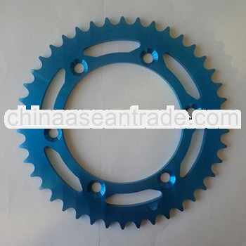 A quality motorbike sprockets for SUZUKI AX100 (42T-14T)