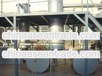 Above 95% oil yield waste engine oil recycling machine