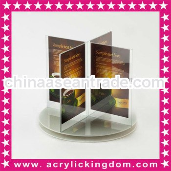 Acrylic Rotating Poster Holder