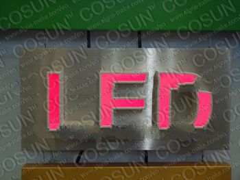 Acrylic and Metal LED Letters Sign