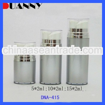 Acrylic dual tube airless bottle and high quality