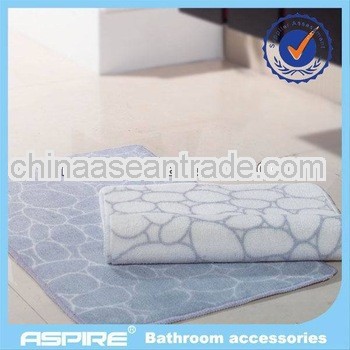 Acrylic material pebble bath rug