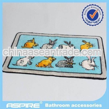 Acrylic material rabbit design mat