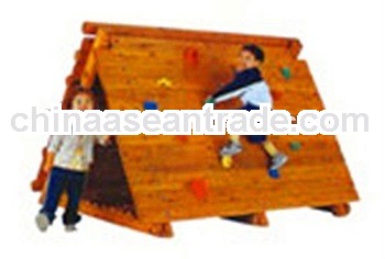 Adventurous climbing wooden playground for kids(KY072-3)