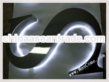 Advertising LED Backlit/halo Metal Letter