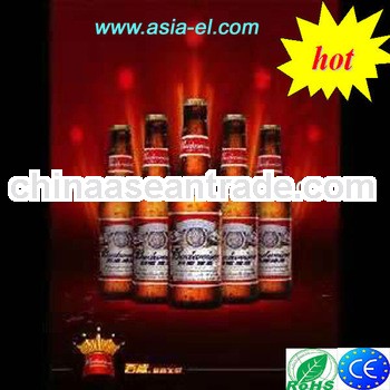 Advertising indoor el animated poster sheet,el poster,el light poster