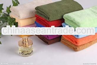 Advertising printed green bath towel