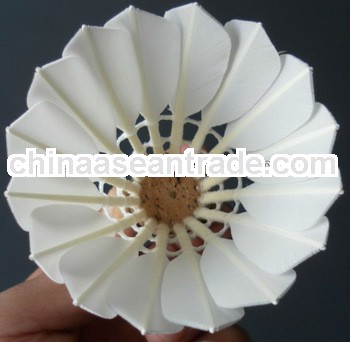 Aeroplane Super grae popular hot sale goose feather badminton shuttlecocks