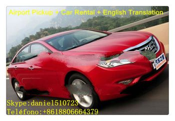 Airport Pickup + Car Rental + English Translation 80 USD/day in SHENZHEN CHINA