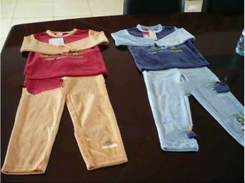 All kinds of Children's clothes inspection