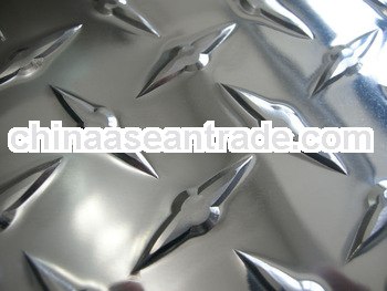 Aluminium alloy checkered plate for promoting