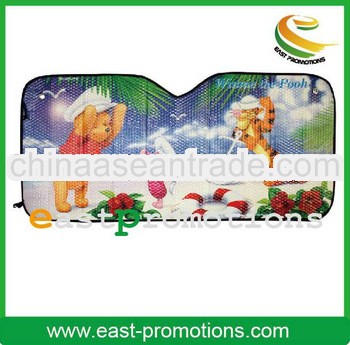 Aluminium foil colorful printing foldable car sunshade
