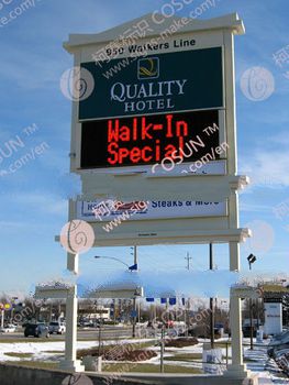 Aluminium signs-Vista-Pylon sign