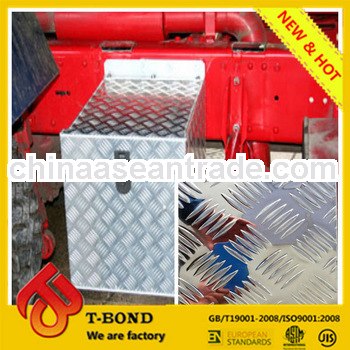 Aluminum Chequer Plate for boxes