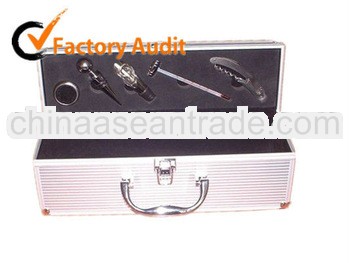 Aluminum Wine Carrying Case wine bottle package case
