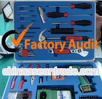 Aluminum hand tool carrying case for hand tools kit MLD-AC202