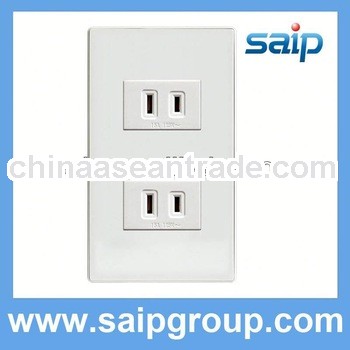 American style wall switch multi plug wall sockets