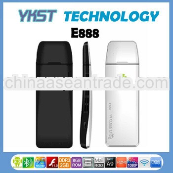 Android 4.2 Mini Pc RK3188 Quad Core RAM 2G ROM 8G HDMI WIFI Bluetooth E888