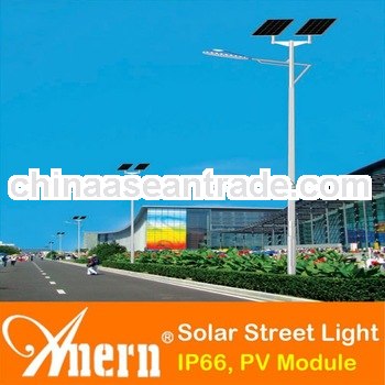 Anern new production 120w 10m integrated solar street lamp