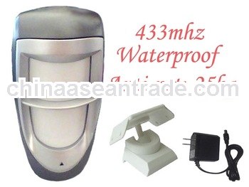 Anti-pet function easy to install Outdoor wireless anti-pet PIR motion sensor detector alarm (KI-A00