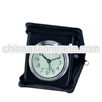 Antique Genuine Leather Analog Clocks Home Decor