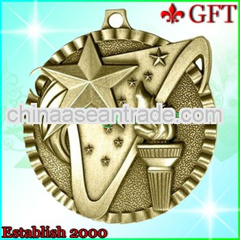 Antique design silver medal winner medal/old winner medals