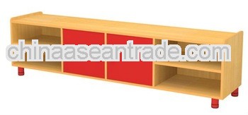 Antique furniture wooden tv cabinet for kindergarten or school