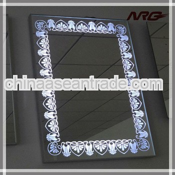 Antique vanity table with mirror