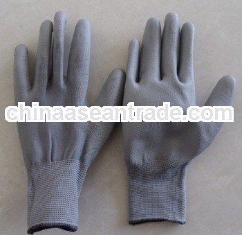 Antistatic Palm fit PU coated working gloves
