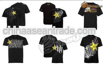 Applique professional summer men s v-neck t-shirts