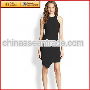Asymmetry Sexy Women Career Dresses Manufacturers In