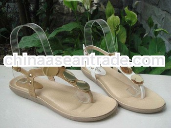 Attractive elastic women sandal shoes