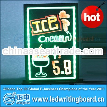 Attractive sigh led wrting board