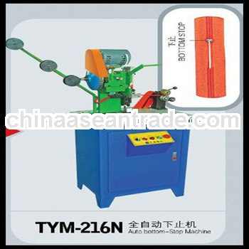 Auto Bottom Stop Polyester Zipper Machine