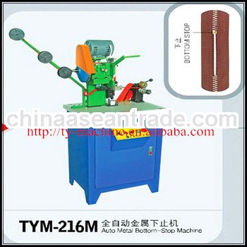 Auto Brass Wire Zipper Bottom Stop Machine