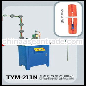 Auto Close end Nylon Zip Taping Cutting Machine