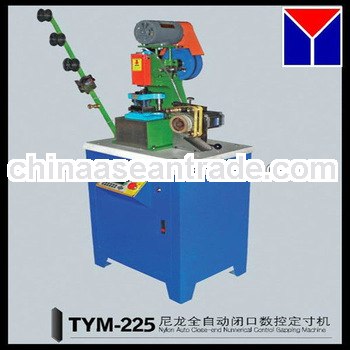 Auto Nylon Zipper Close end Numerical Control Gapping Machine