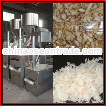 Azeus 300kg/h almond slicer machine. almond slicing machine.almond slice machine