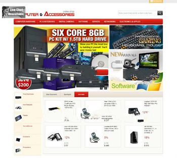 B2B B2C C2C Ecommerce Website Design and Development with Flash Banner