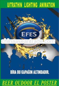 BEER EL indoor advertising flshing poster